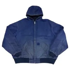 CARHARTT アクティブジャケット ダメージ フェード ボロ ネイビー