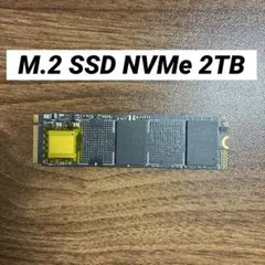 【ほぼ新品】大容量2TB M.2 NVMe SSD [使用19時間]のサムネイル