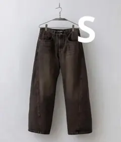 WYM LIDNM　VINTAGE WASHED CURVED DENIM