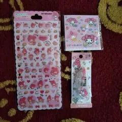 My Melody デコレーションシール　マグネット　修正テープ　セット　新品
