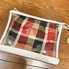 BLUE LABEL CRESTBRIDGE　クリアポーチ　クラッチバッグ