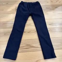 ネイビー スリムフィット 長ズボン　130