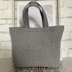 No.72ヌビバッグ　トートバッグ　グレー