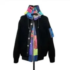 sacai KAWS NYLON WOOL KNIT BLOUSON ブルゾン