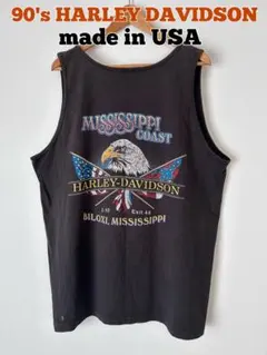 HARLEY DAVIDSON タンクトップ　両面プリント　90's USA製