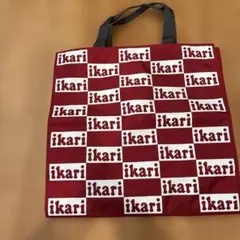 ikari エコバッグ レッド チェック柄のサムネイル