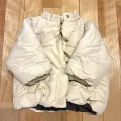 BREEZE クリーム色 ダウンジャケット80 女の子用