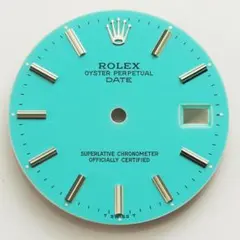 ロレックス 1500 1501 文字盤 ティファニーブルー ROLEX　#13 ロレックス 1500 1501 文字盤 ティファニーブルー ROLEX DATE - メルカリ