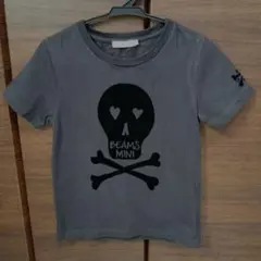 BEAMS MINI スカルプリント Tシャツ