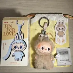 ◎ラブブ PIN FOR LOVE イニシャル 【B】　labubu