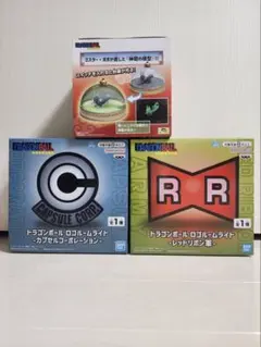 ドラゴンボール ロゴルームライト2種&神龍の模型ルームライトセット