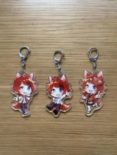 すとぷり 莉犬 アクリルキーホルダー3個セット