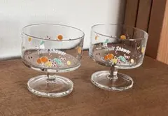 デザートグラス　デザートカップ　昭和レトロ　2個のサムネイル