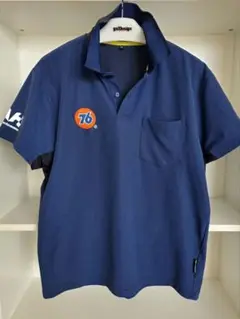 UNION76 ナナロク 半袖ストレッチ ポロシャツ No.76 プロノ LL