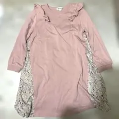 SHOO-LA-RU：ピンク 長袖カットソー 110