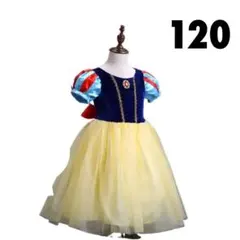 【2点セット】120 白雪姫 ドレス プリンセス キッズ 女の子 ハロウィン