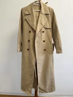 美品　Giorgio Armani ベージュ トレンチコート レディースGiorgio Armani ベージュ トレンチコートサイズ40 - メルカリ