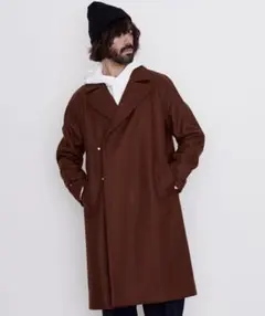 【美品】ユナイテッドトウキョウSuper110’sメルトンダブルチェスターコート