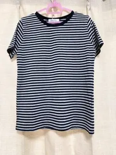 Ｔシャツ　カットソー　ボーダー　ブラック　グレー　Ｍ　新品未使用