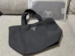 PRADA/プラダ ノベルティ ミニ トートバッグ ブラック 極美品