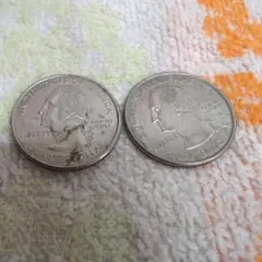 N1528【アメリカ・サウスカロライナ州】2000年(P) 25セント硬貨 古銭