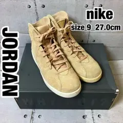 希少　ナイキ　エアージョーダン　スゥエード　ベージュサイズ9 27.0cmのサムネイル