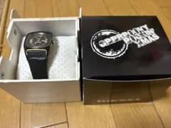 DIESEL ブラックレザー レディース　腕時計