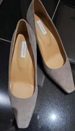[未使用近] スエード パンプス/ ユナイテッドアローズ/ 24㎝/ 6㎝ヒール