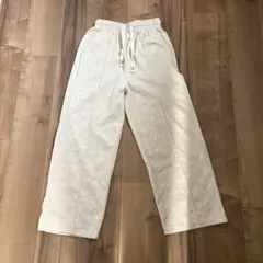 ダークエンジェル　ピンタック　パンツ　ベージュ　普通丈　M