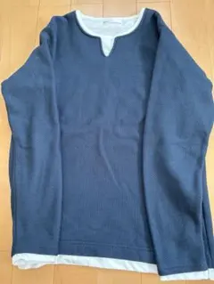 ikka ネイビー 長袖