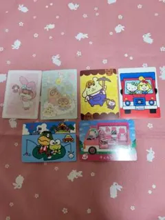 amiiboカード　どうぶつの森　サンリオ　チェルシー+ステッカー×5