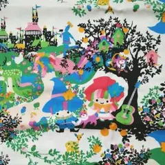 オズの魔法使い　キキララ　サンリオ　ホラグチカヨ　ホワイト　生地　布　リトル