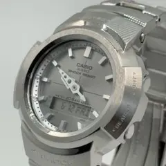 極美品 稼働 G-SHOCK AWM-500D フルメタル シルバー文字盤 - メルカリ