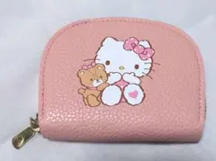 ハローキティ　カード財布　ピンク