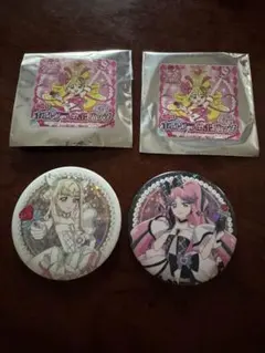 キミとアイドルプリキュア ホログラム缶バッジ キュアズキューン　キュアキッス