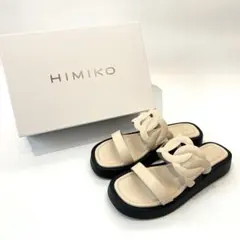 HIMIKO 卑弥呼 カットワーク トラックソール サンダル アイボリー Lのサムネイル