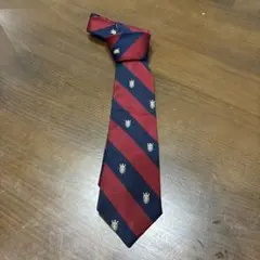 J. PRESS ネイビー赤ストライプ ネクタイ