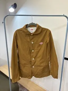 【美品】DANTON ライトブラウン　カバーオールジャケット サイズMのサムネイル