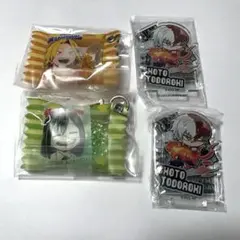 ヒロアカ 上鳴電気 蛙吹梅雨 轟焦凍シャカシャカキーホルダー　アクスタ