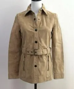 MICHAEL KORSスウェードジャケット　ヴィンテージライク　ベージュ