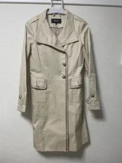 COMME CA ISM　ベージュ トレンチコート