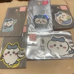 ちいかわ　スマホに貼れるサイズのステッカー　ハチワレ　５枚セット　②