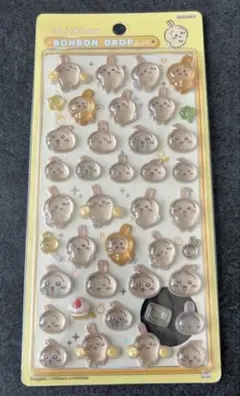 正規品　ボンボンドロップシール　うさぎ