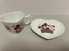 ディズニーランド スーベニアマグカップ プレート　ミニー