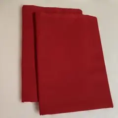 赤色布素材 2枚セット