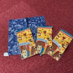 ディズニー　ウッディ　バンダナ　３枚セット
