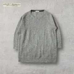 チュニックニット ワッフル編み ざっくり編み オーバーサイズ ゆるだぼ Y2K