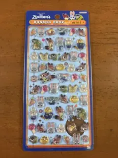 ズートピア　ボンボンドロップ　シール　ミニ