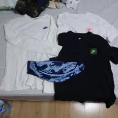 Nike Tシャツ 半袖 長袖 ウエストポーチ ホワイト・ブラック