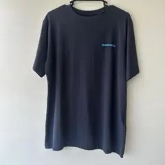 シマノ　オーガニックコットンロゴTシャツ　SH-004V ネイビー　サイズLのサムネイル